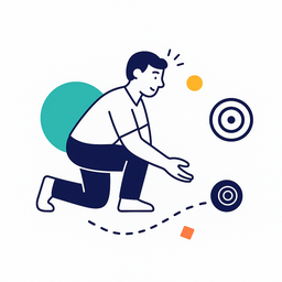 Illustration of a target representing purposeful practice