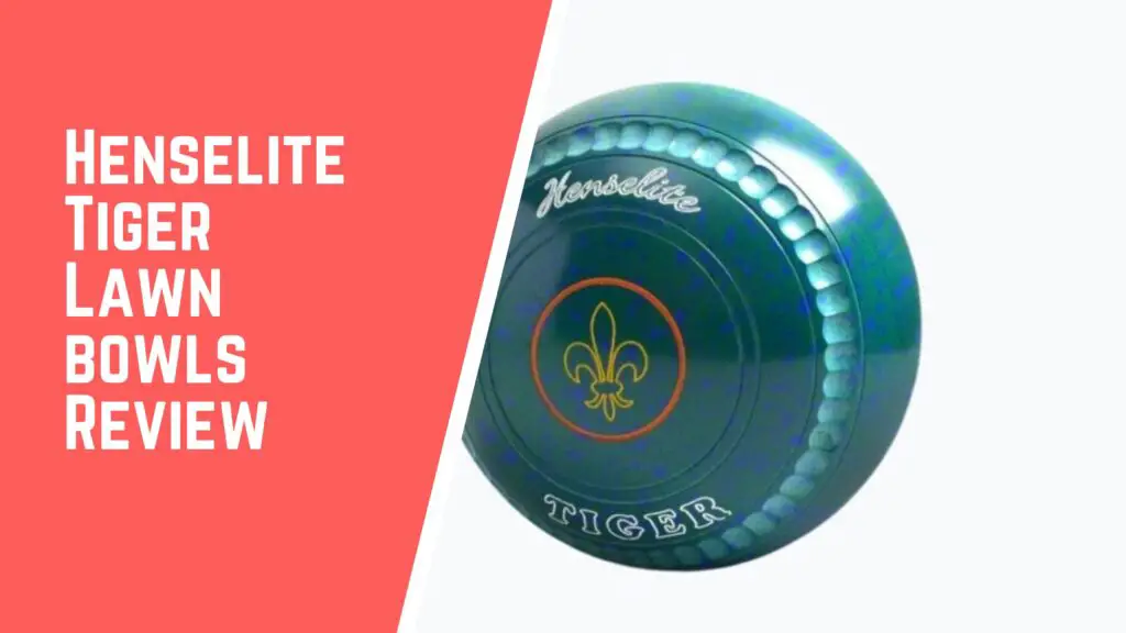 Henselite Tiger lawn bowls on grass rink