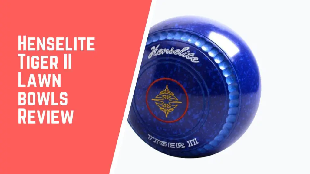 Henselite Tiger II lawn bowls with Ergo Extreme grip