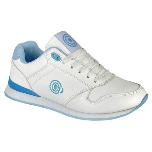 Dek approach pu lace up ladies bowling shoe white blue womens ladies size 3 uk 1 182592 p - Best Cheap Lawn Bowls Shoes | A Complete Buyers Guide