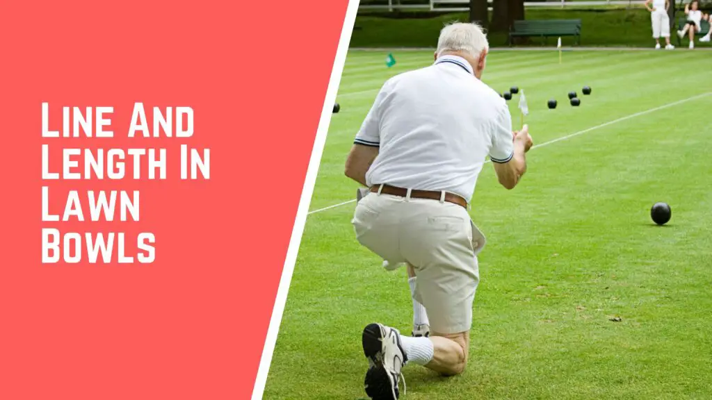 Lawn bowls line and length delivery technique