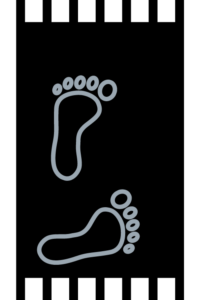 Lawn bowls delivery stance technique diagram